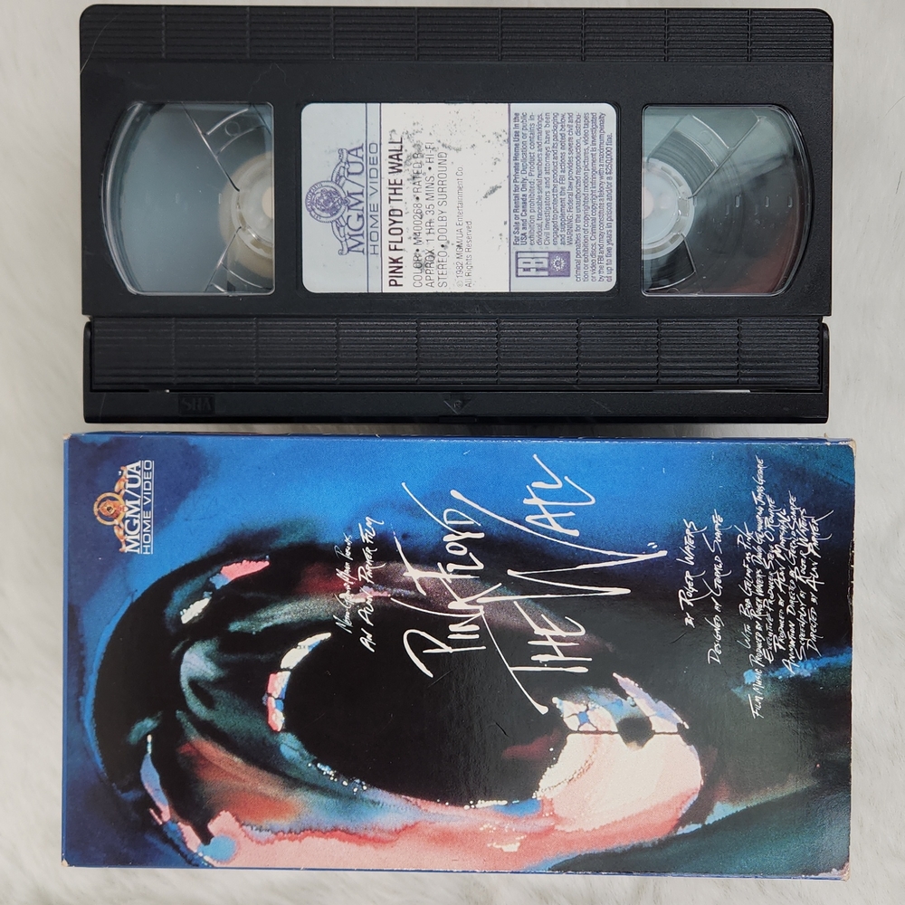 Pink Floyd The Wall, 1982, RARE VHS, Out of Print